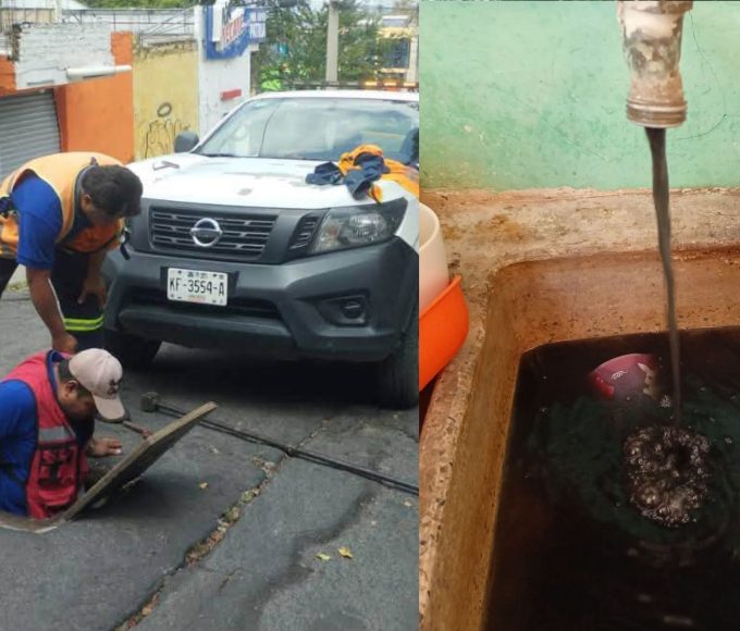 Agua sucia SIAPA