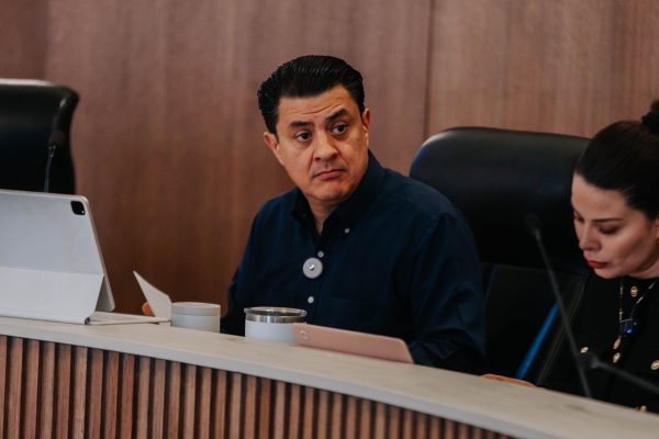 Chema Martínez en sesión del pleno.